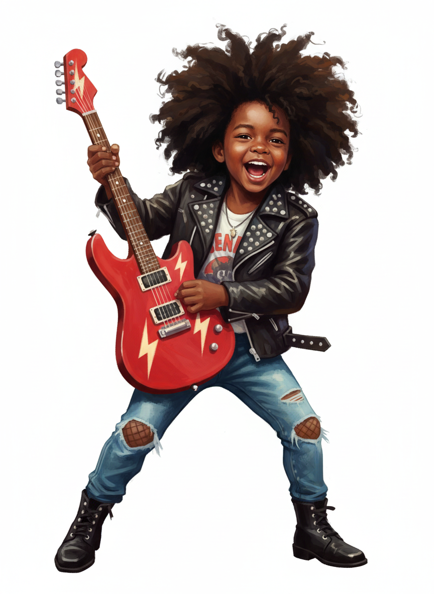 Anthony the Rocking Star - Impressionist Painting