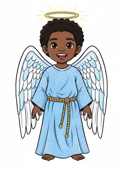 My Baby Angel Anthony 🌟 - Classic Coloring Book