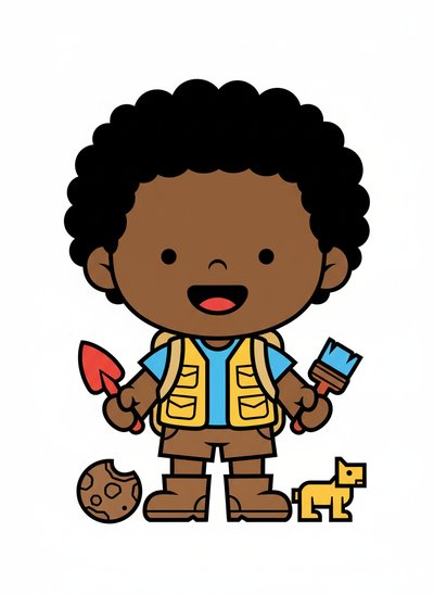 Anthony's Adventure Excavation 🏺 - Preschool Simple