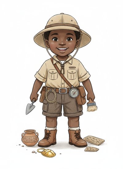 Anthony's Adventure Excavation 🏺 - Gentle Pencil