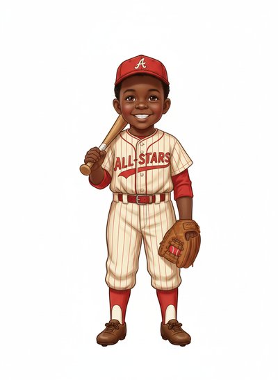 My Baby's Baseball Adventure ⚾️ - Vintage Storybook
