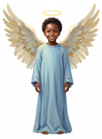 My Baby Angel Anthony 🌟 - Impressionist Painting