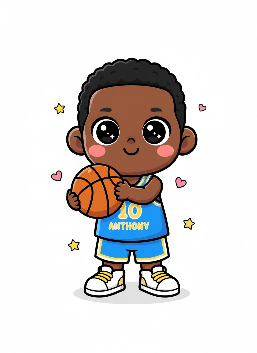 Anthony the Dribbler - Kawaii Cute