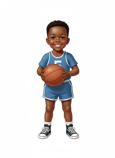 My Baby's Basketball Magic 🏀 - Vintage Storybook