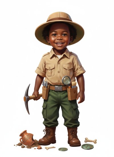 Anthony's Adventure Excavation 🏺 - Impressionist Painting