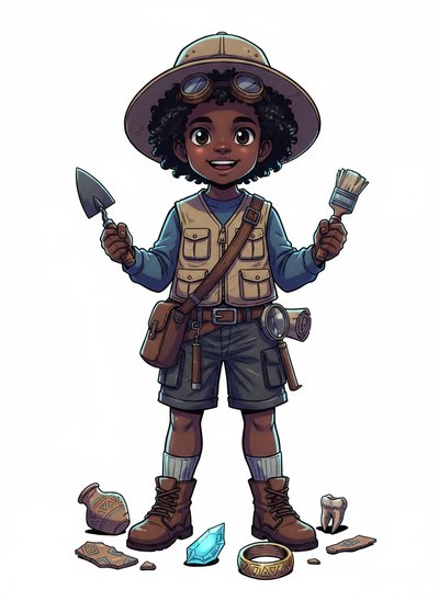 Anthony's Adventure Excavation 🏺 - Webtoon Anime