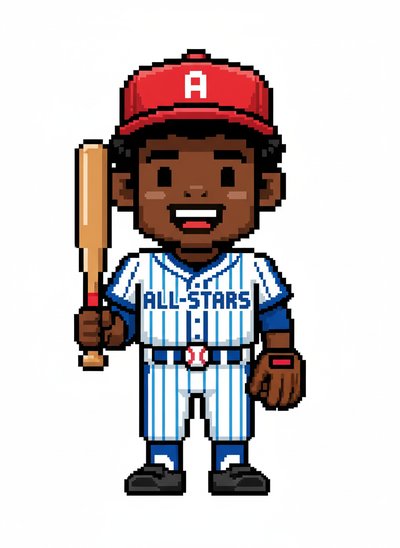 My Baby's Baseball Adventure ⚾️ - Pixel Art