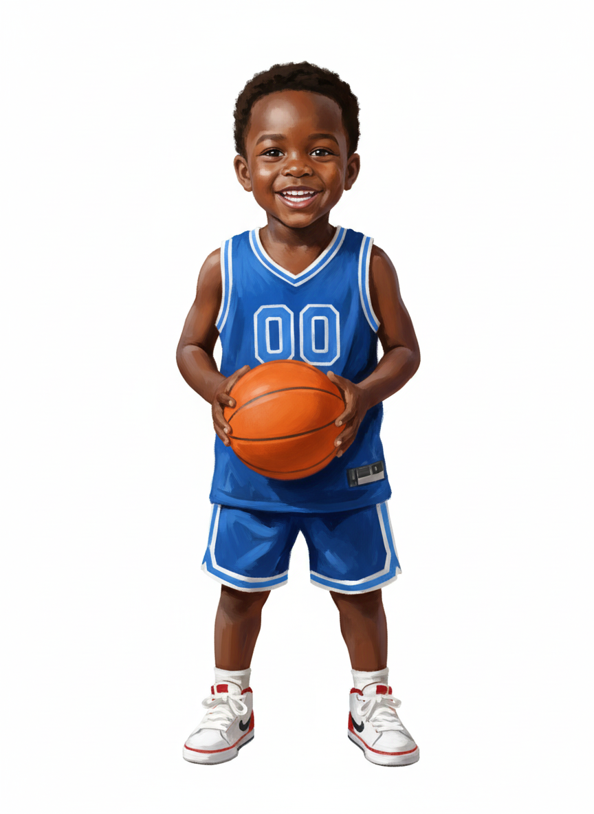 Anthony the Dribbler - Impressionist Painting