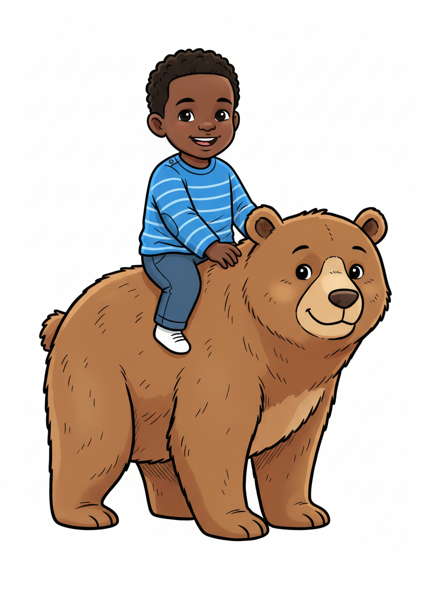 Anthony the Cuddle Bear - Classic Coloring Book