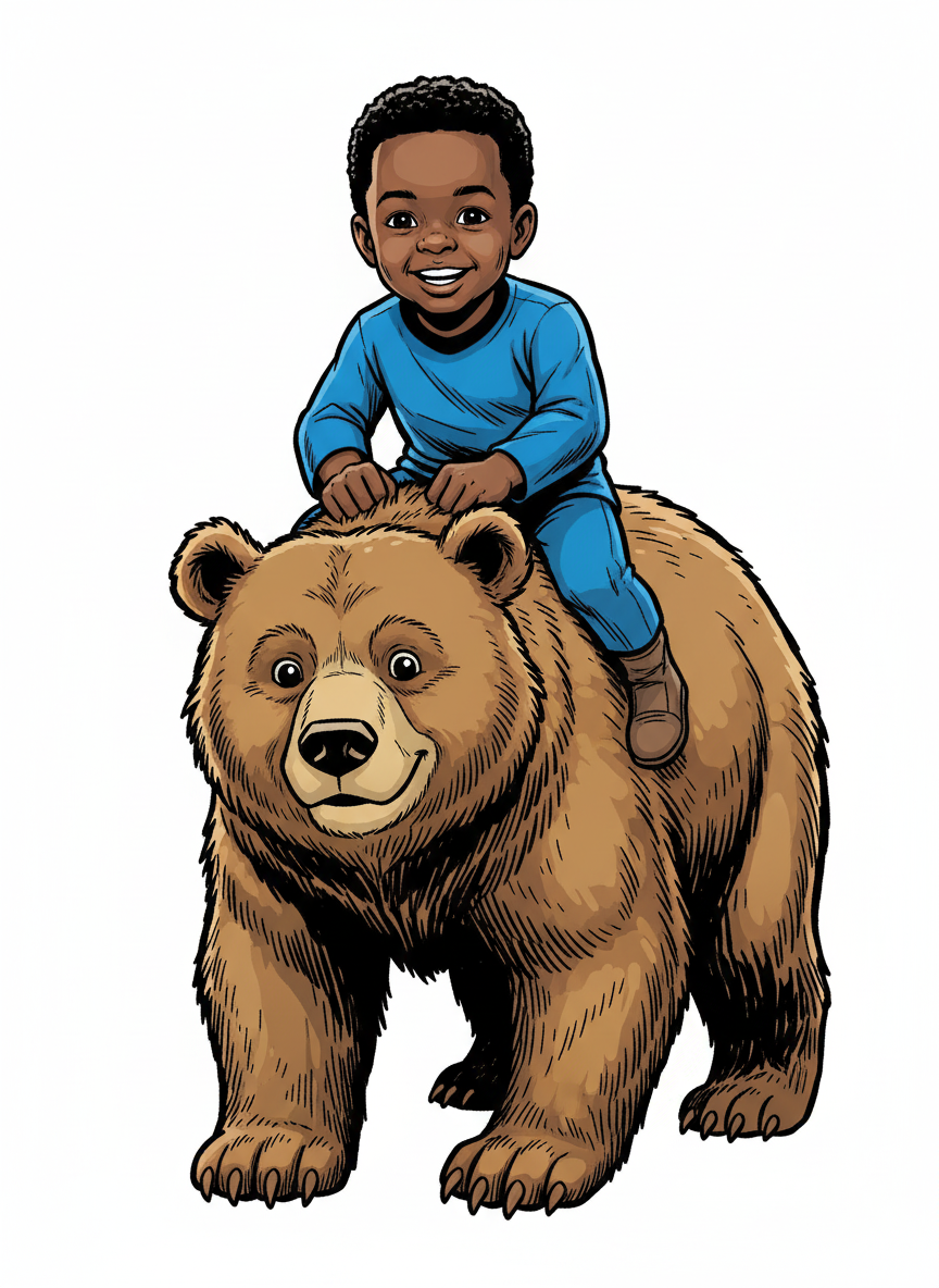 Anthony the Cuddle Bear - Comic Book