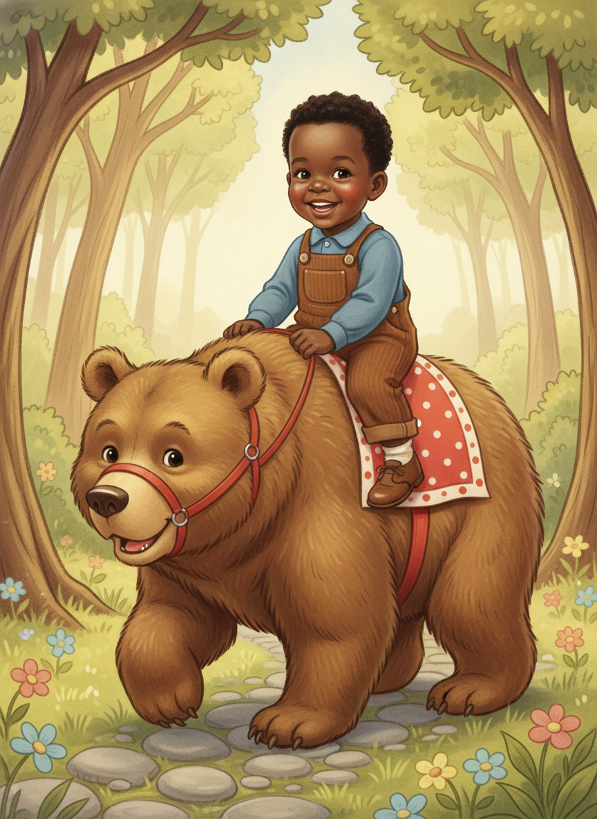 Anthony the Cuddle Bear - Vintage Storybook