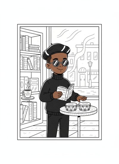 My Baby the Beatnik 🌟 - Classic Coloring Book