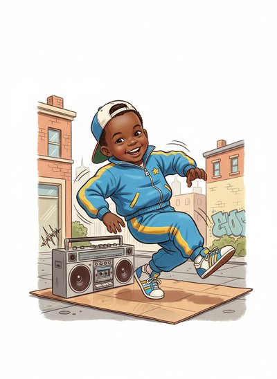 Anthony's B-Boy Magic 💥 - Vintage Storybook