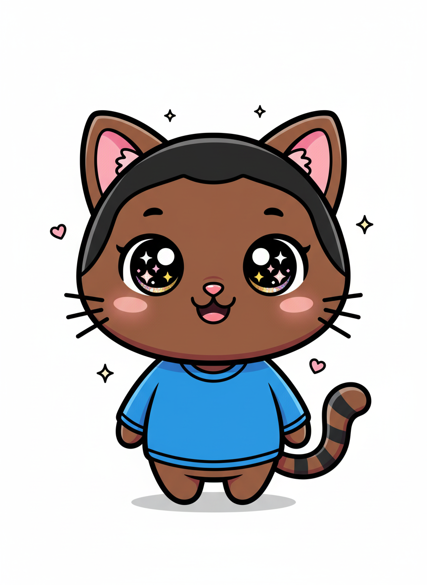Anthony the Cat-tastic - Kawaii Cute