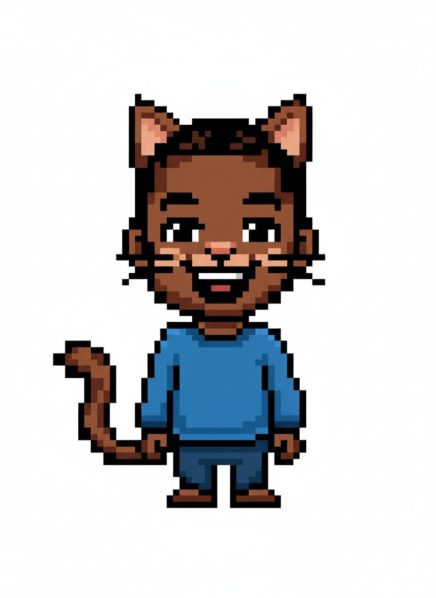 Anthony the Cat-tastic - Pixel Art