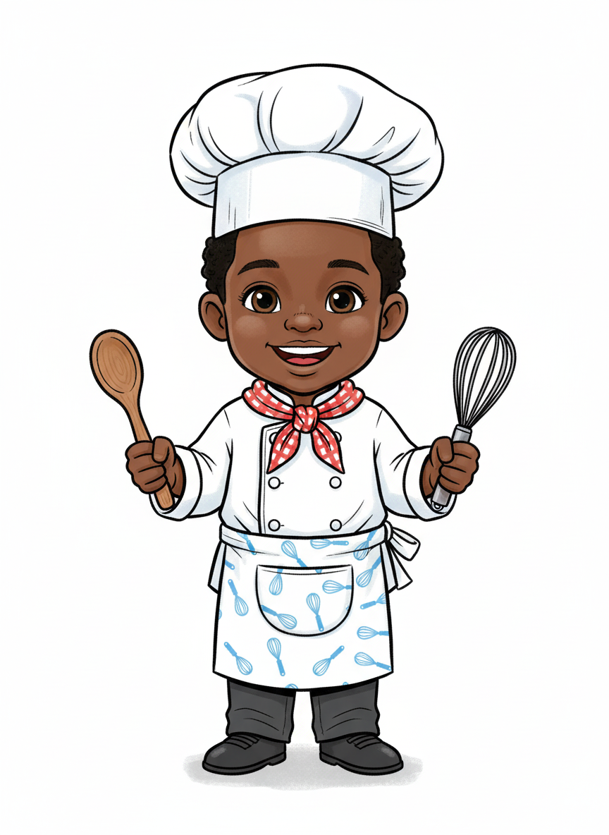 Chef Anthony the Whisker - Classic Coloring Book