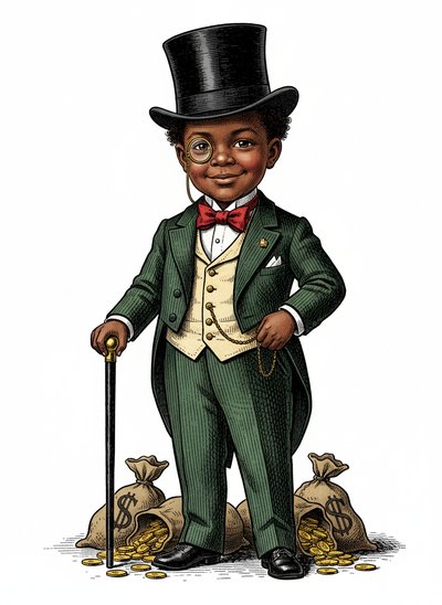 My Baby the Millionaire 🤑 - Victorian Illustration