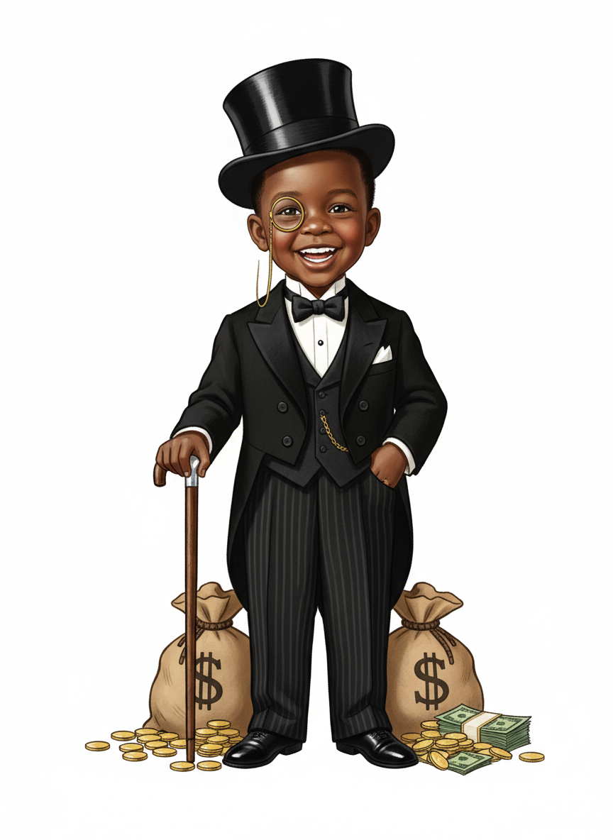 Anthony the Dapper Tycoon - Vintage Storybook