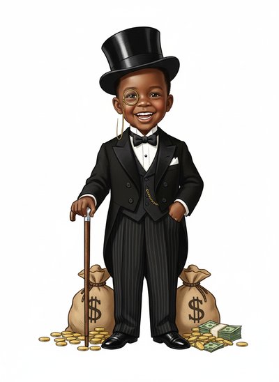 My Baby the Millionaire 🤑 - Vintage Storybook