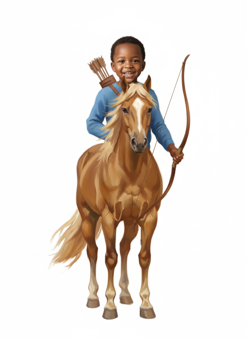 Anthony the Centaur - Impressionist Painting