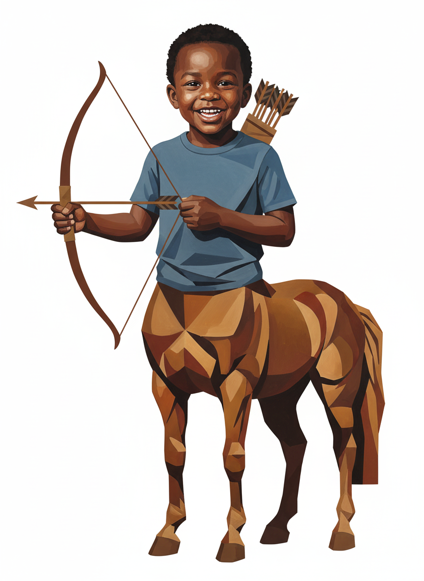 Anthony the Centaur - Cubist Painting