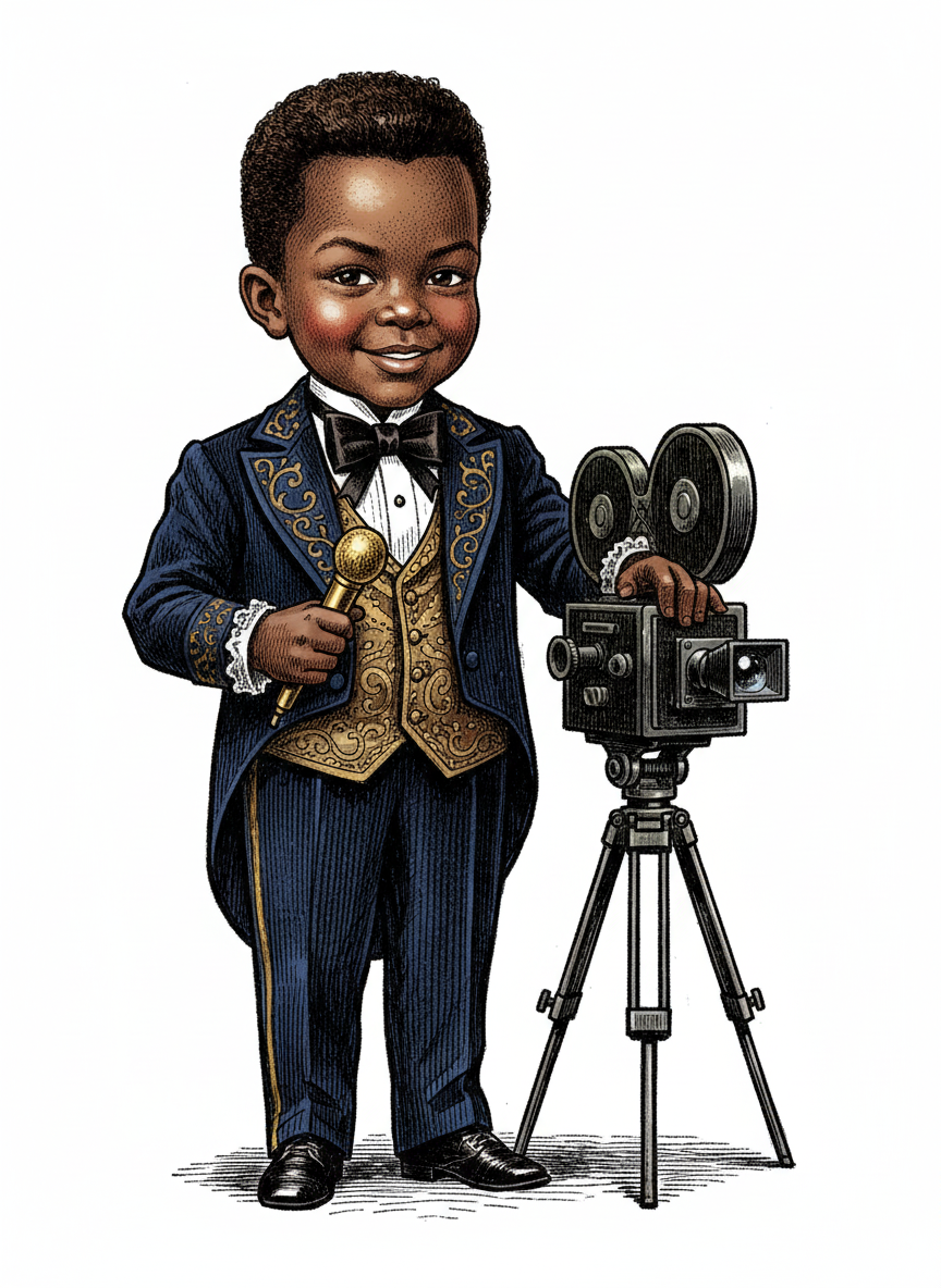 Anthony the Starlet - Victorian Illustration