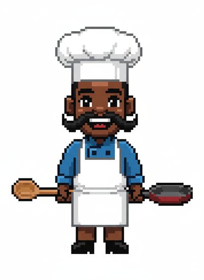 Anthony's Little Chef Adventures 🍳 - Pixel Art