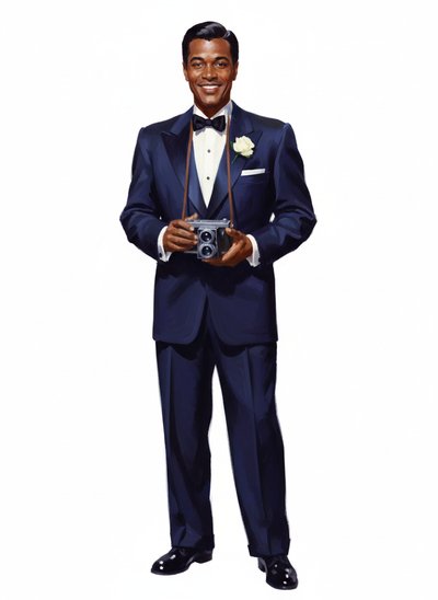 Anthony's Hollywood Glitz 🌟 - Impressionist Painting