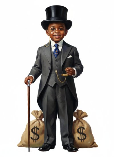 My Baby the Millionaire 🤑 - Impressionist Painting