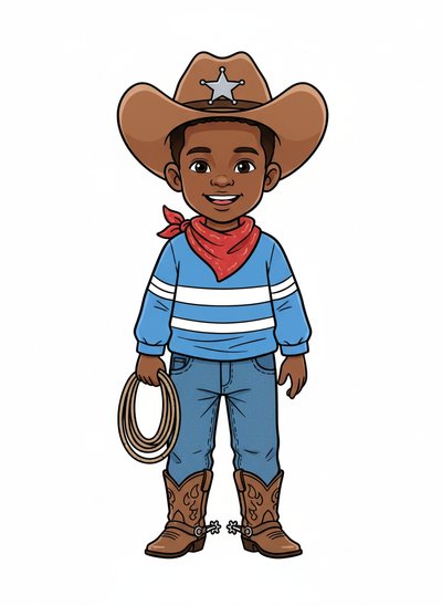 My Little Cowboy Adventure 🤠 - Classic Coloring Book