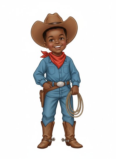 My Little Cowboy Adventure 🤠 - Vintage Storybook