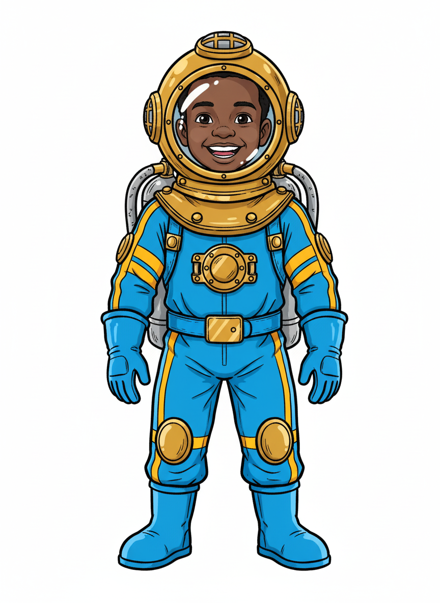 Anthony the Aquanaut - Classic Coloring Book