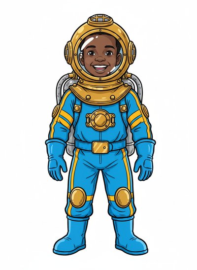 My Baby Diver Adventure 🌊 - Classic Coloring Book