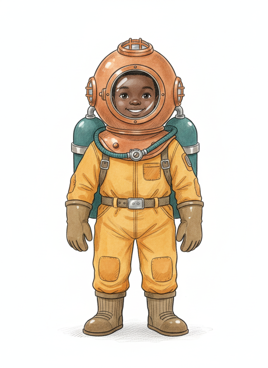 Anthony the Aquanaut - Gentle Pencil