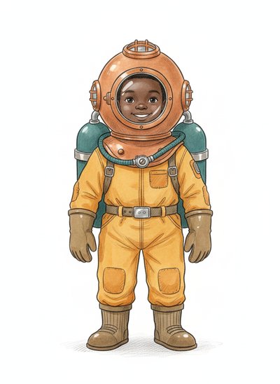 My Baby Diver Adventure 🌊 - Gentle Pencil