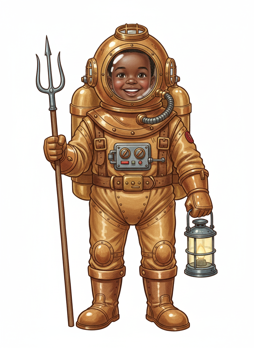 Anthony the Aquanaut - Vintage Storybook