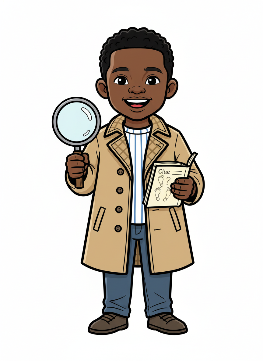 Detective Anthony - Classic Coloring Book