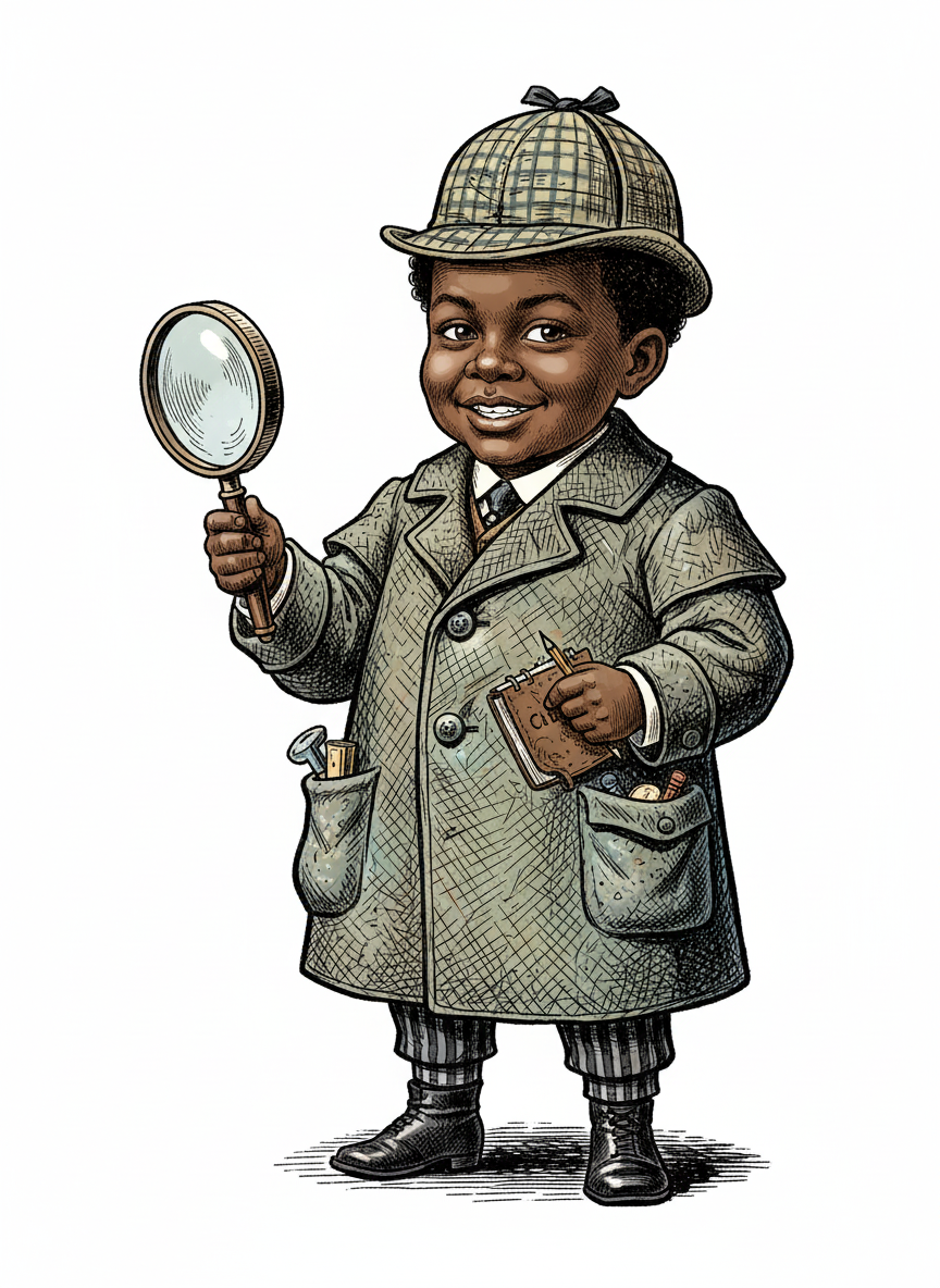Detective Anthony - Victorian Illustration