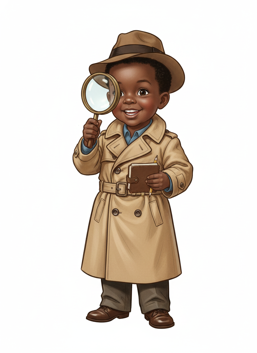 Detective Anthony - Vintage Storybook