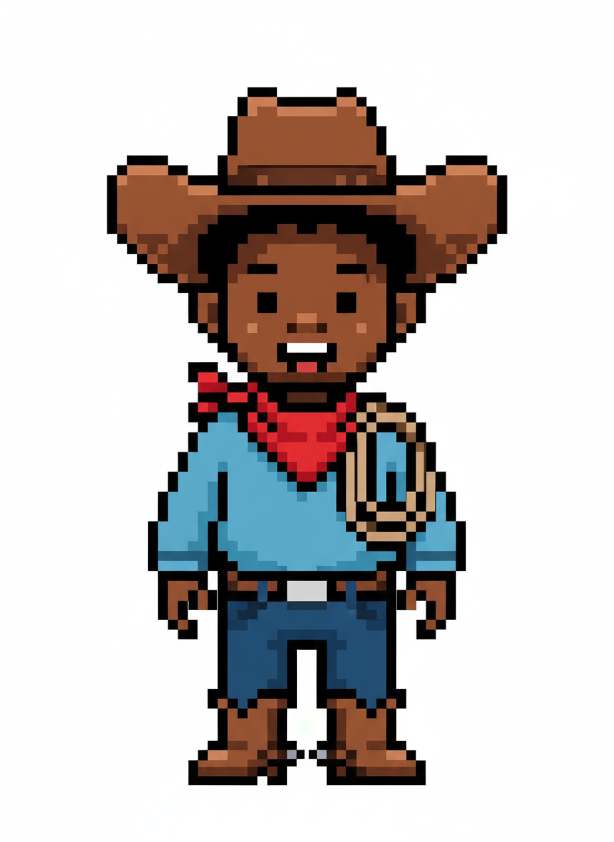 Cowboy Anthony - Pixel Art