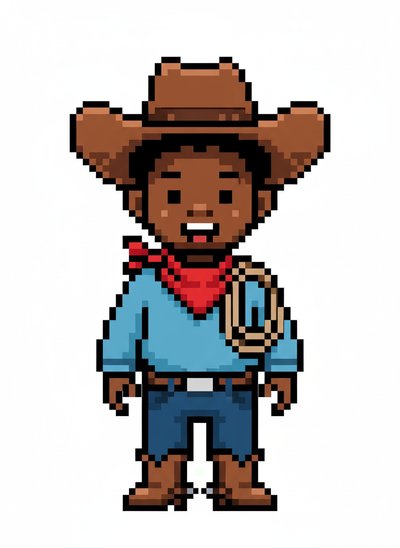 My Little Cowboy Adventure 🤠 - Pixel Art