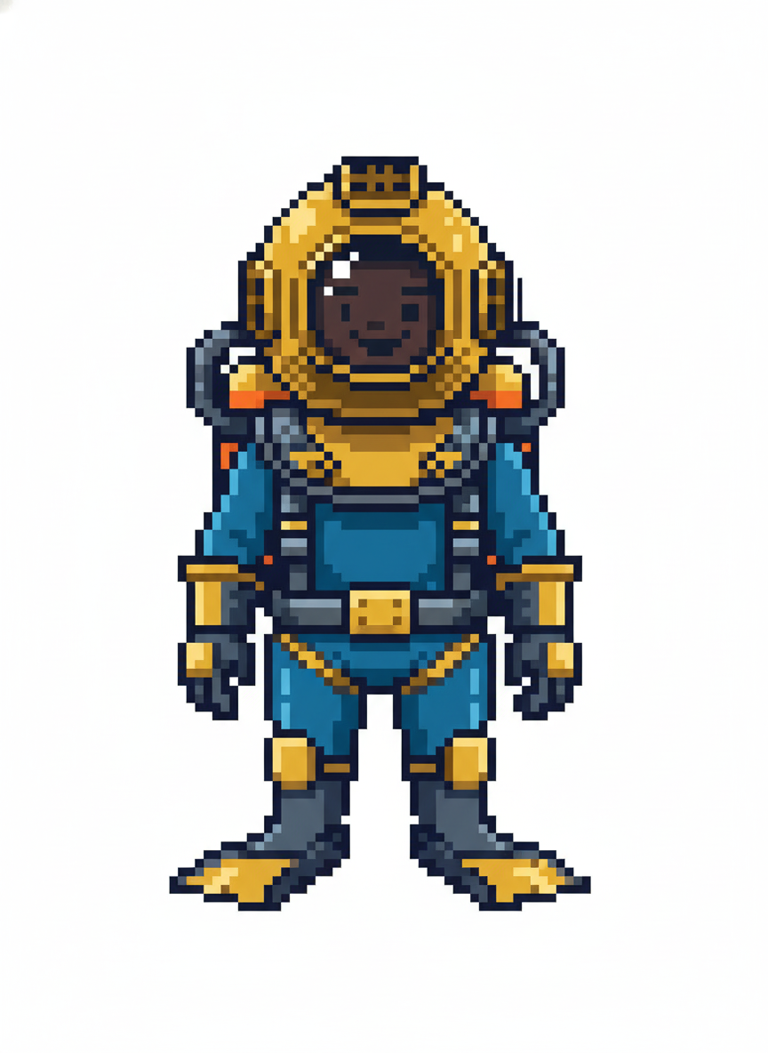 Anthony the Aquanaut - Pixel Art