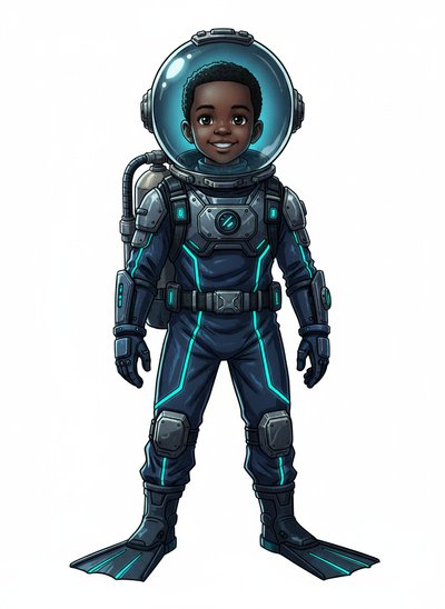 My Baby Diver Adventure 🌊 - Webtoon Anime