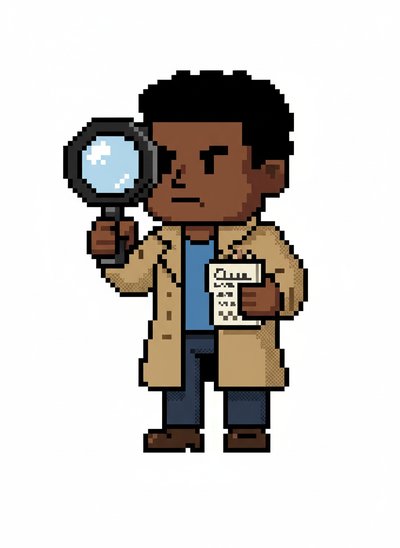 My Baby Detective Adventure 🕵️‍♂️ - Pixel Art