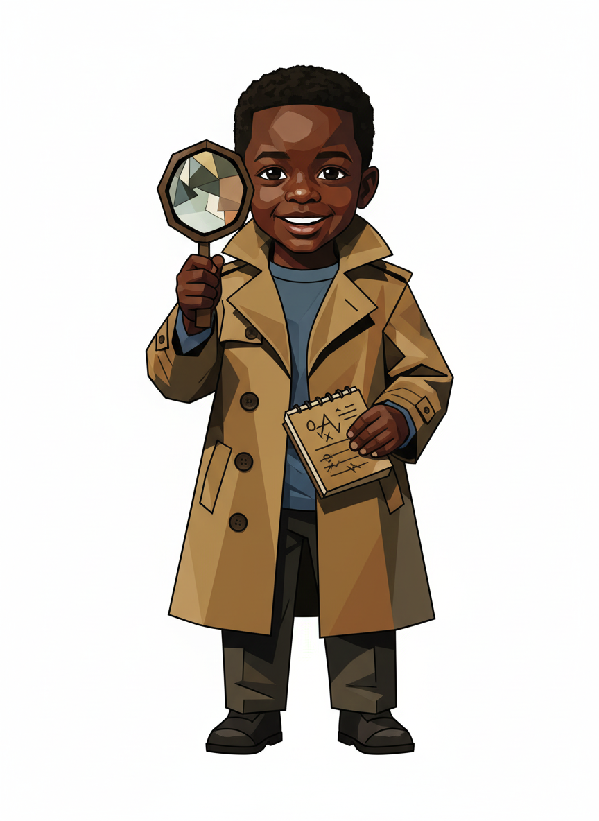 Detective Anthony - Cubist Painting