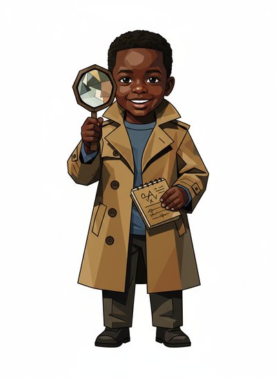 My Baby Detective Adventure 🕵️‍♂️ - Cubist Painting