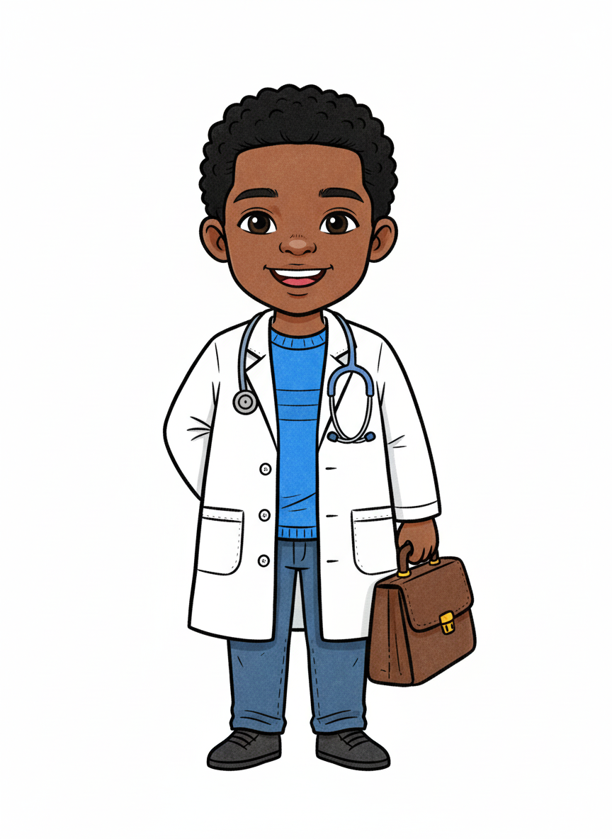 Doctor Anthony - Classic Coloring Book