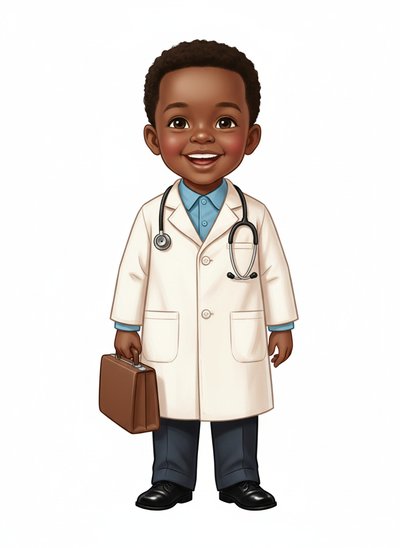My Little Doctor Anthony 🩺 - Vintage Storybook