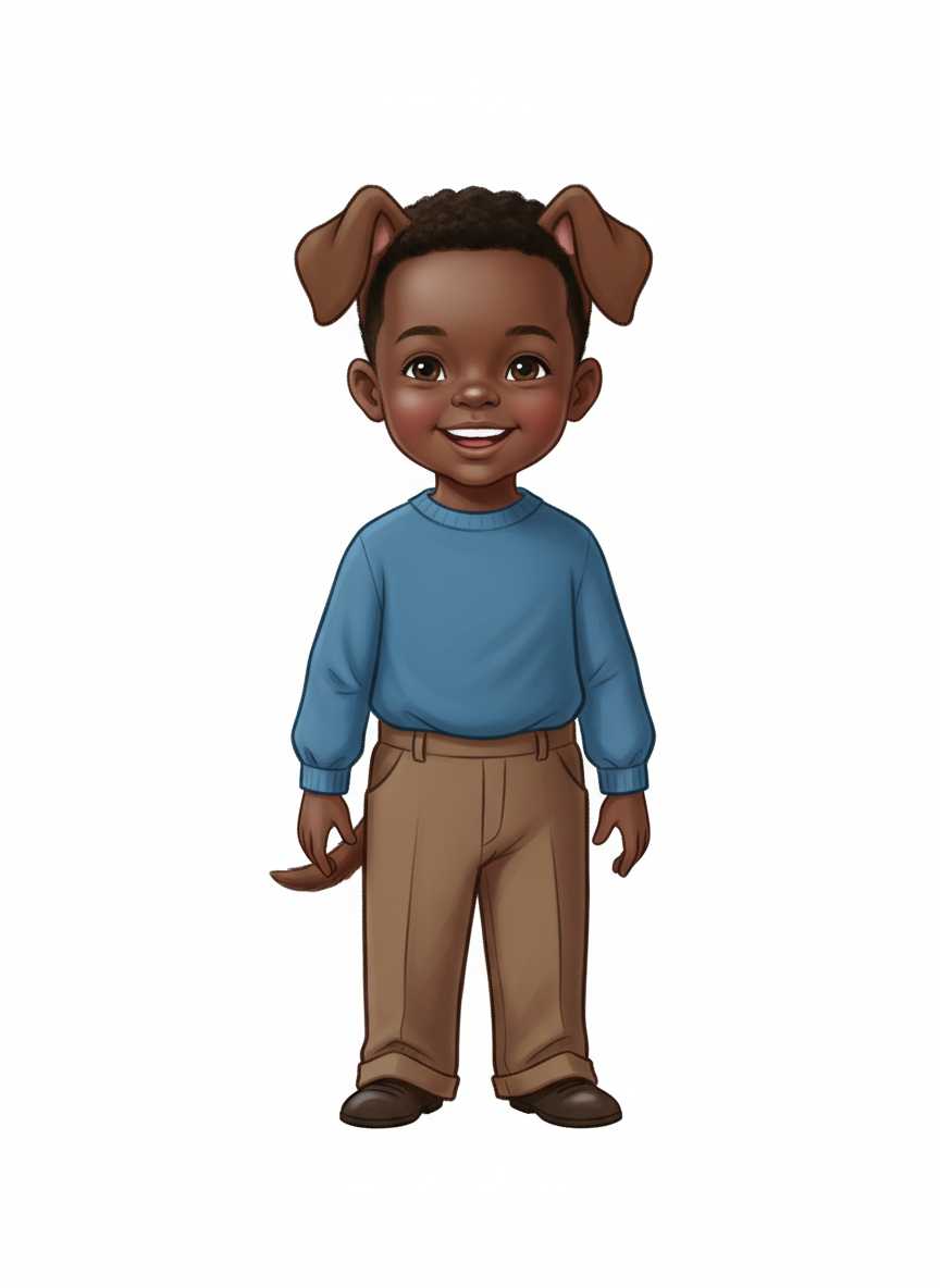 Puppy Anthony - Vintage Storybook