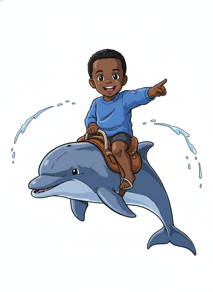 Anthony the Dolphin Rider - Classic Anime